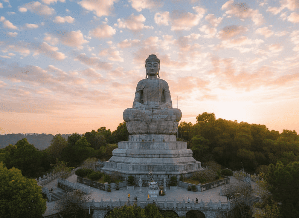 Chùa Phật Tích với tượng Phật đá độc đáo